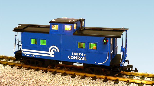 CONRAIL CENTER CUPOLA CABOOSE BLUE