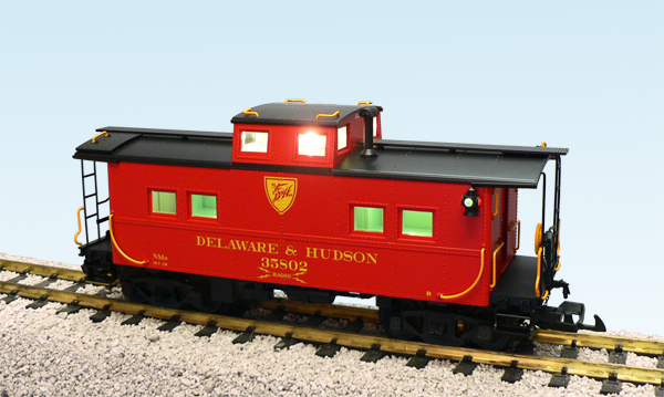 D&H CENTER CUPOLA CABOOSE RED/BLACK