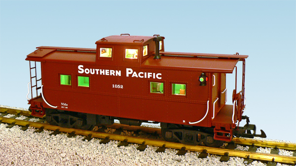 SOUTHERN PACIFIC CENTER CUPOLA CABOOSE BROWN/ORANGE