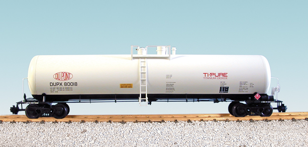 DUPONT 55 MODERN TANK CAR WHITE