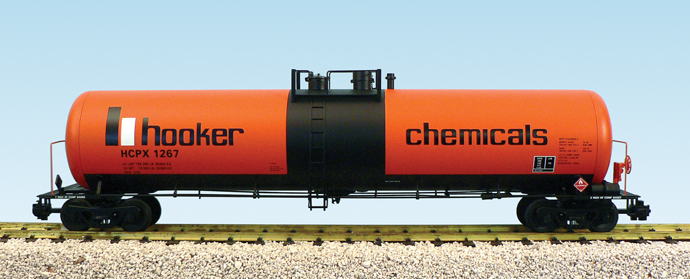 HOOKER CHEMICALS 55 MODERN TANK ORANGE/BLACK