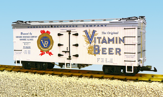 VITAMIN BEER REEFER CAR WHITE/SILVER