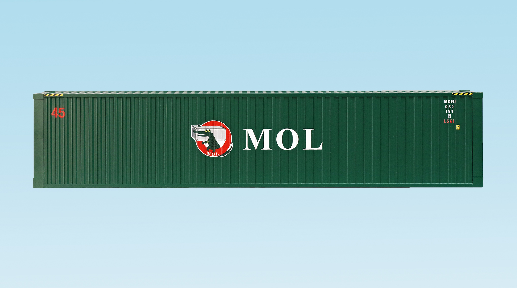 MOL 45 CONTAINER CORRUGATED SIDES