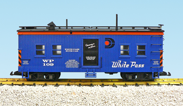 WHITE PASS BUNK CAR