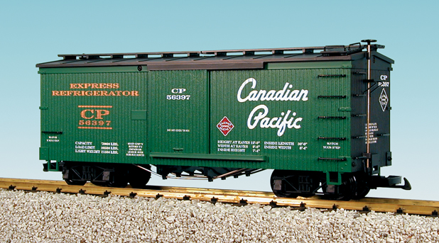 CN/REA WOOD BOX CAR #56397 GREEN/BLACK