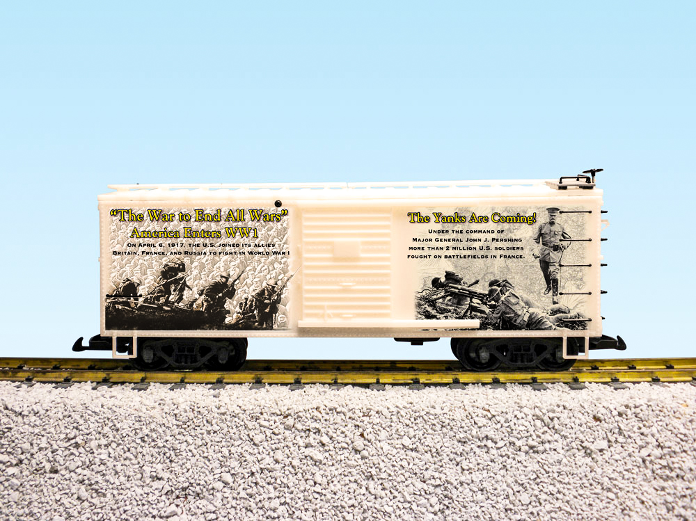 R19122 - WW1 YANKS ARE COMING BOXCAR