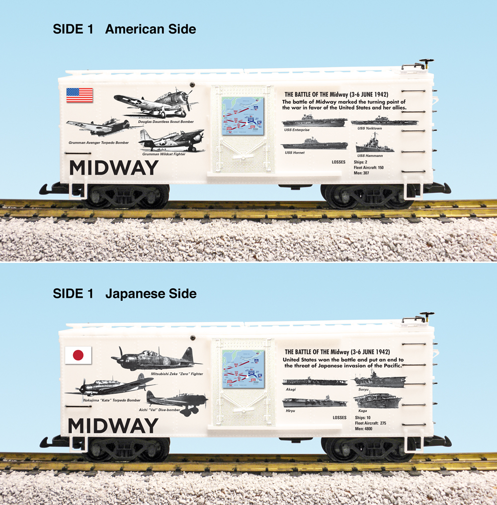 R19127 - WWII BATTLE OF MIDWAY BOXCAR