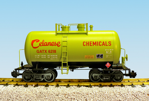 CELANESE CHEMICALS 29 BEER CAN TANK GREEN