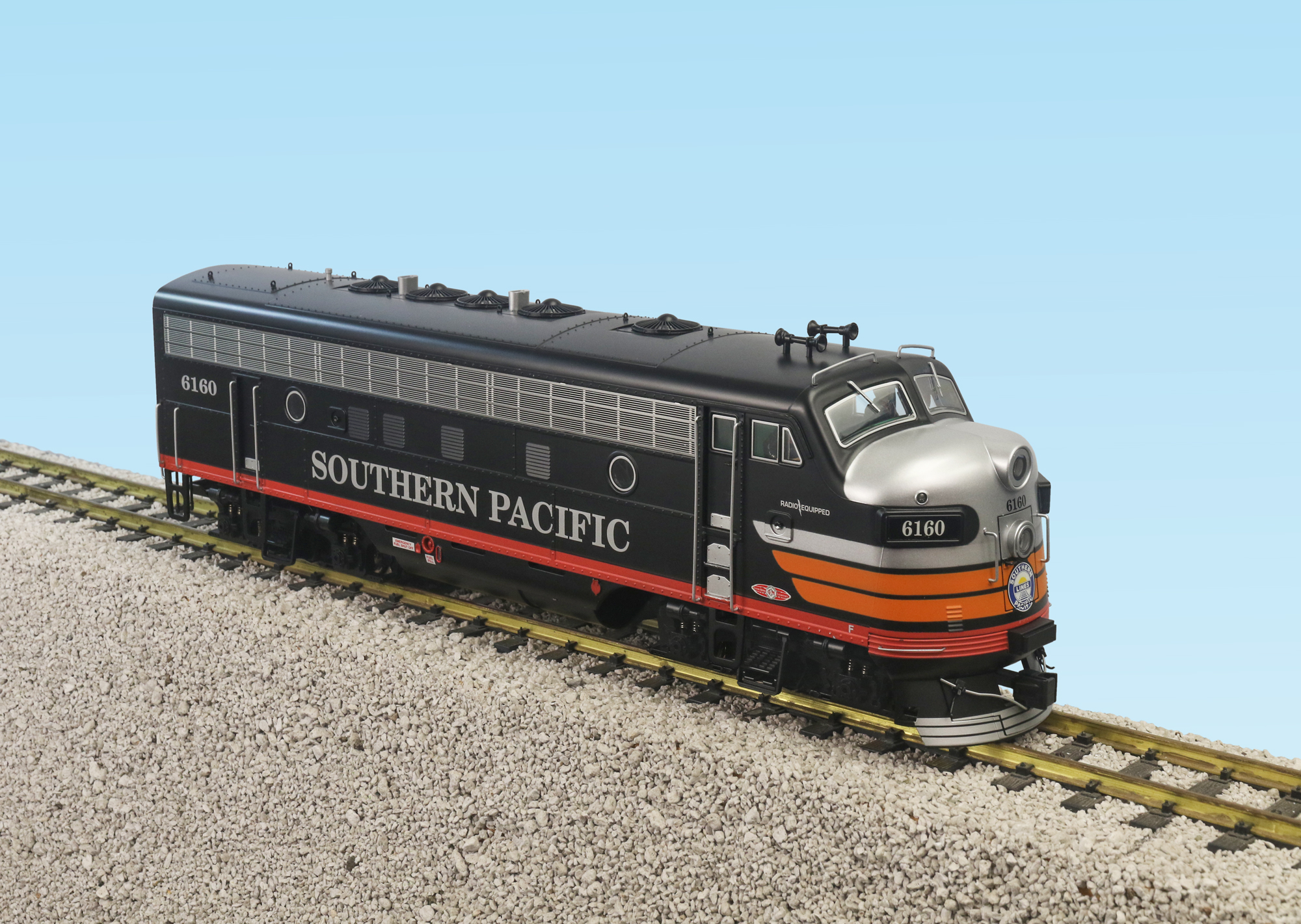 SOUTHERN PACIFIC F7 A UNIT BLACK WIDOW